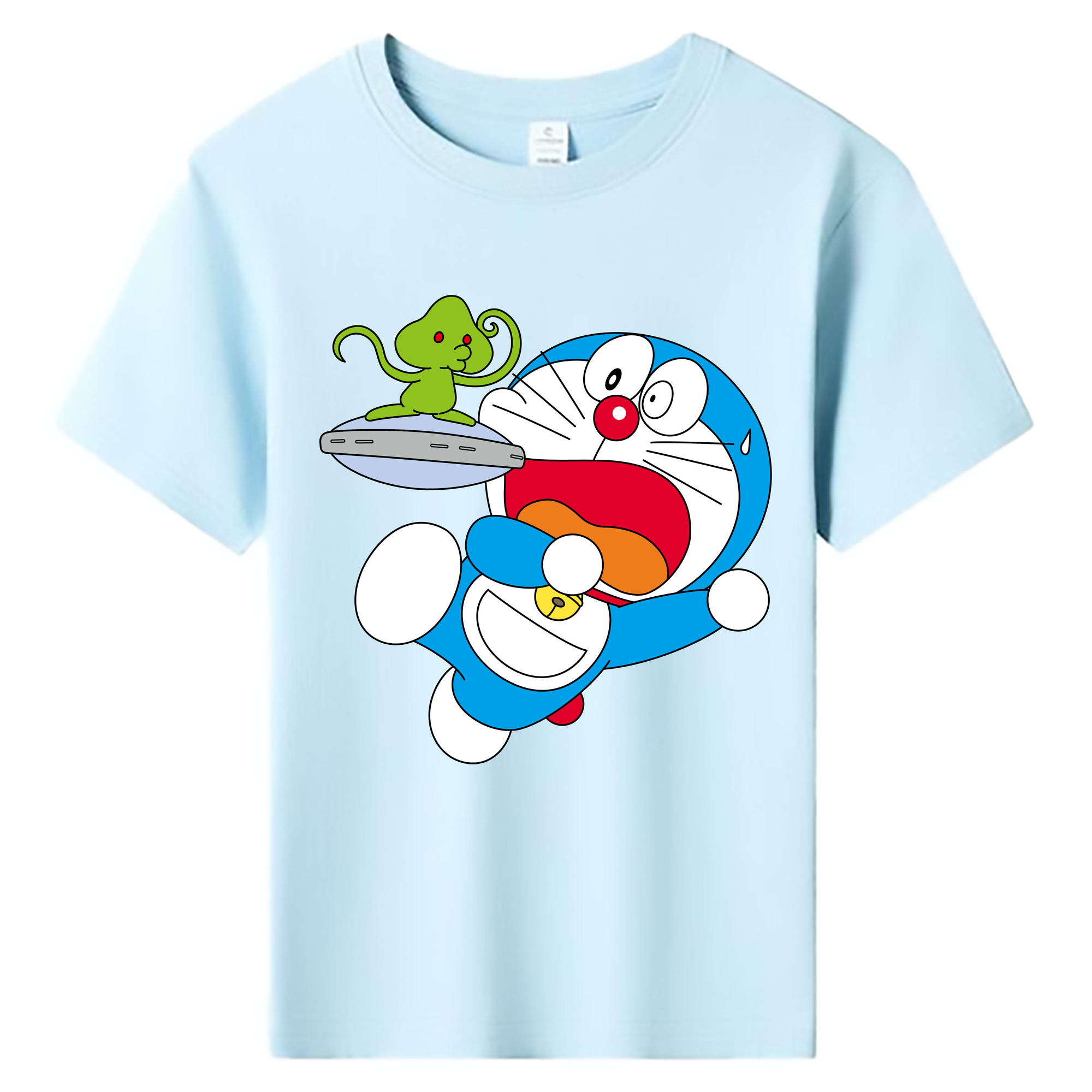 （画像用） ドラえもん Doraemon 綿100％キッズTシャツ（フロントプリント）